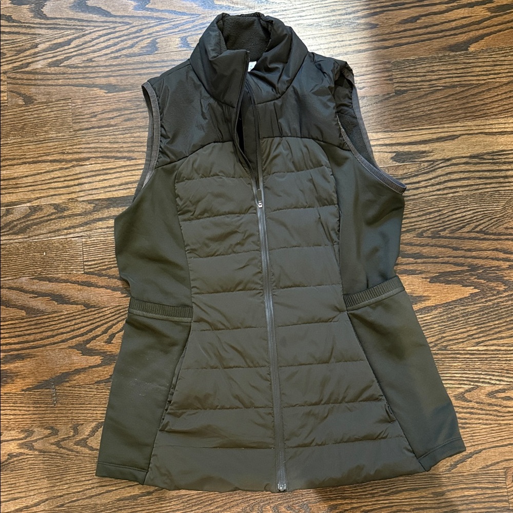 Lululemon Athletica Dark Green Quilted Vest